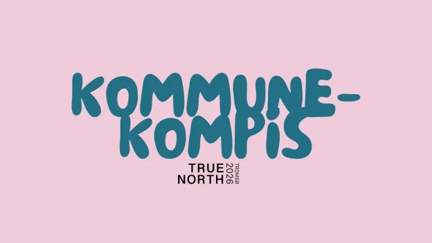 Teksten sier: Kommune kompis.